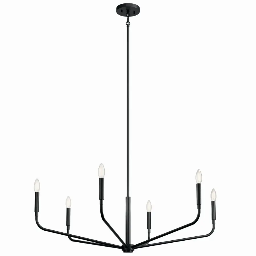 Madden 6-Light Chandelier in Black