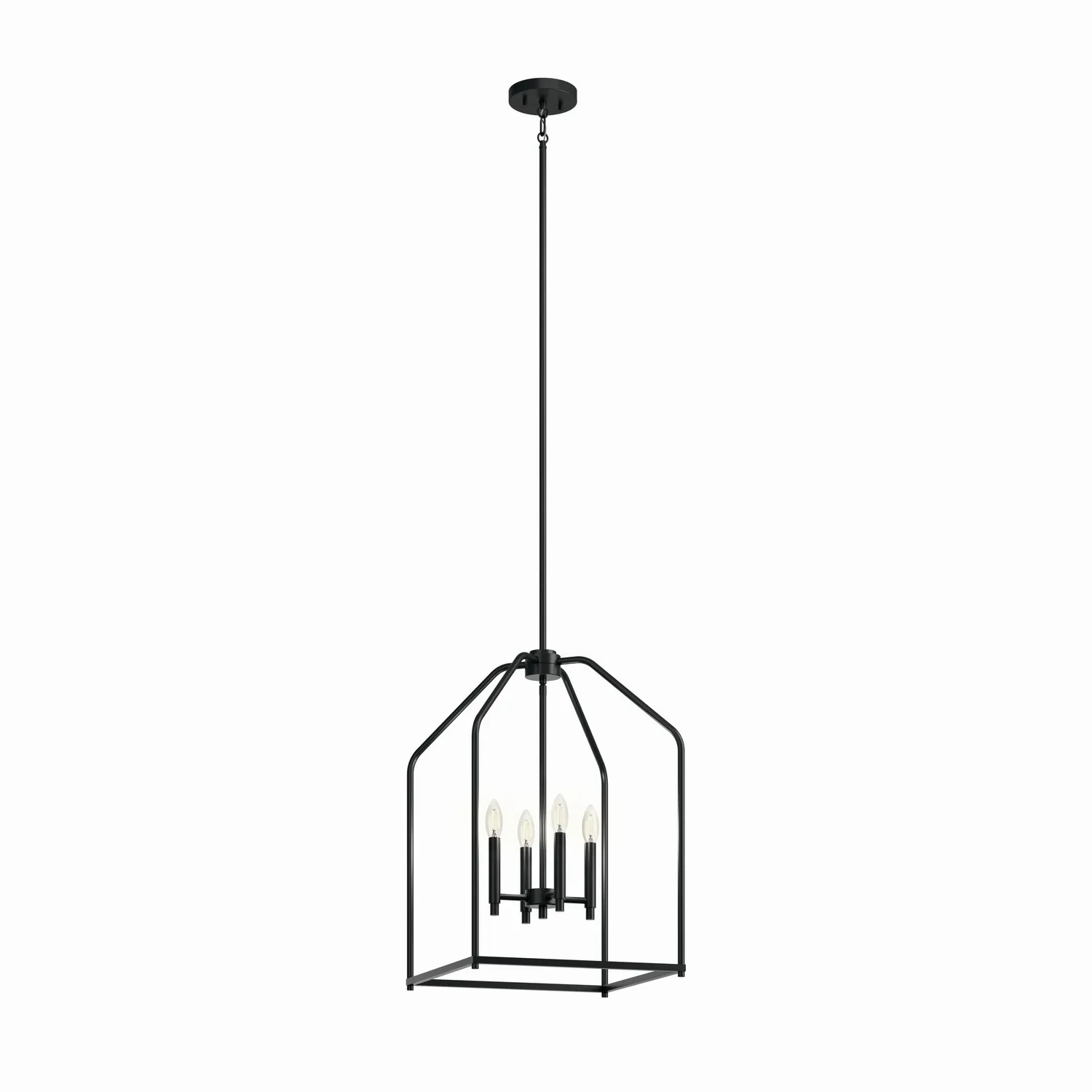 Madden 4-Light Foyer Pendant in Black