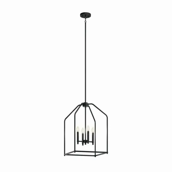 Madden 4-Light Foyer Pendant in Black