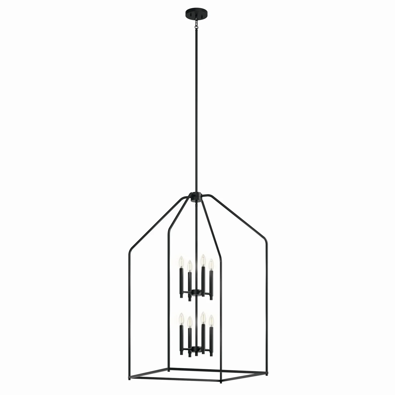 Madden 8-Light Foyer Pendant in Black