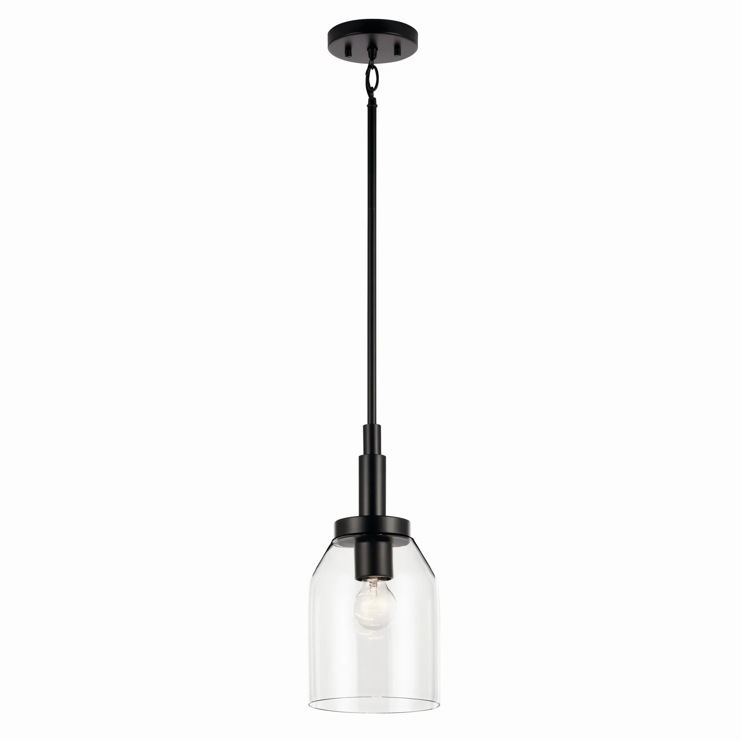 Madden One Light Mini Pendant in Black