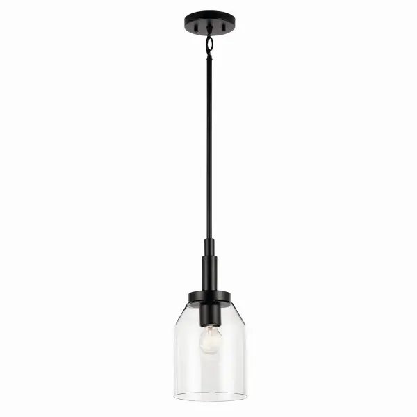 Madden One Light Mini Pendant in Black