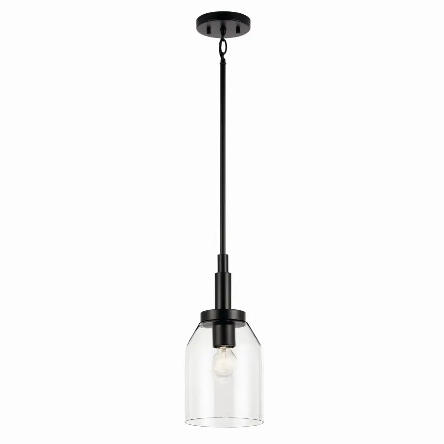 Madden One Light Mini Pendant in Black