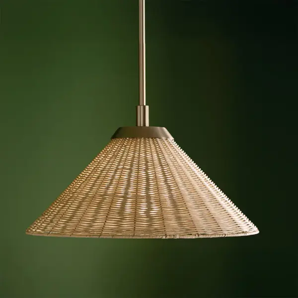 Bekah Rattan Cone Pendant Light - Image 7