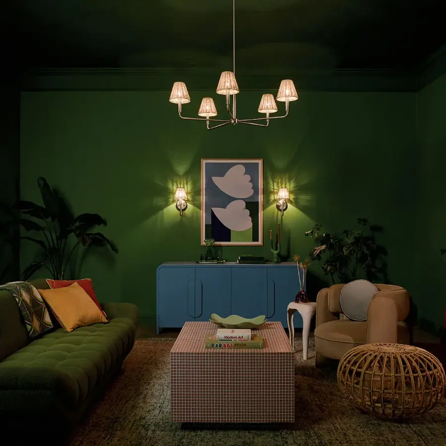 Bekah 5-Light Rattan Chandelier - Image 7