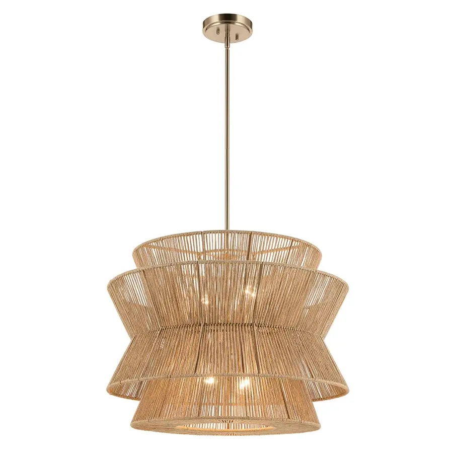 Ophira 4-Light Jute Pendant - Image 2