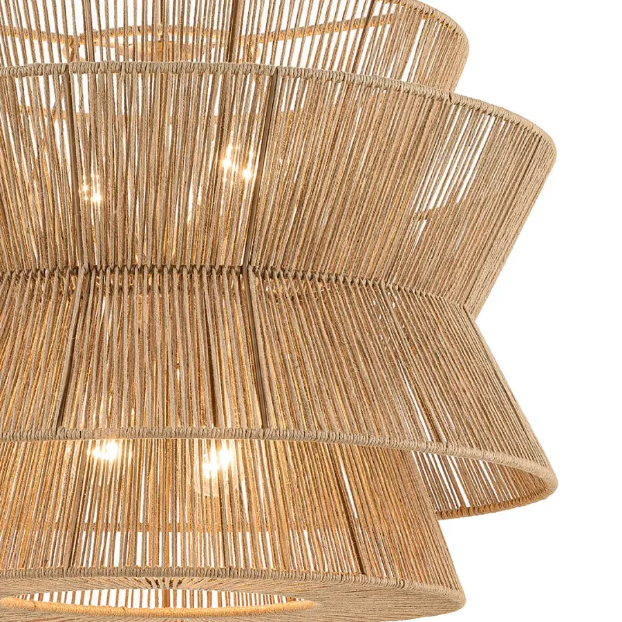 Ophira 4-Light Jute Pendant - Image 3