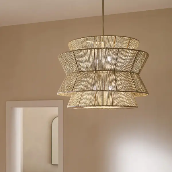 Ophira 4-Light Jute Pendant - Image 5