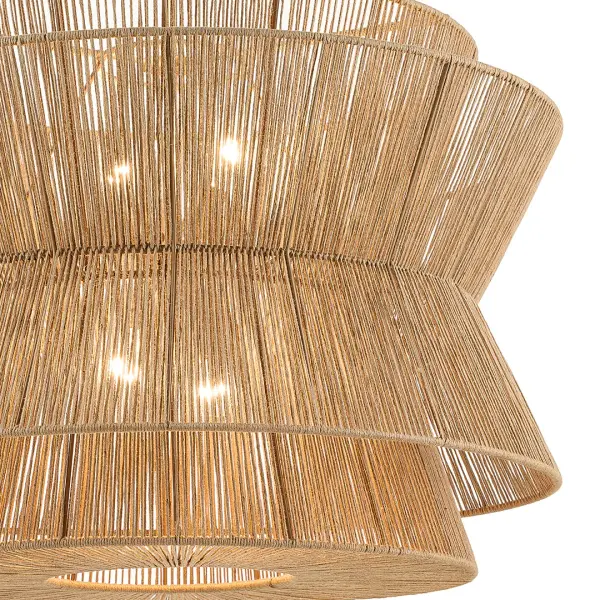 Ophira 4-Light Jute Pendant - Image 3