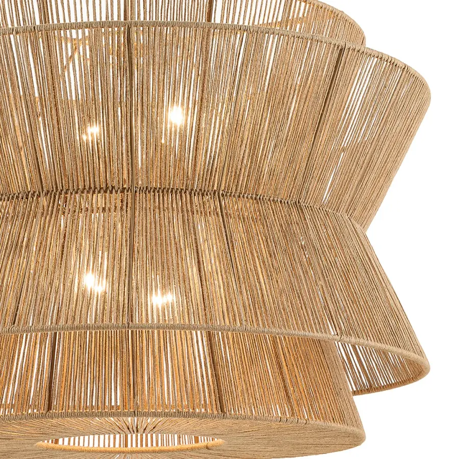 Ophira 4-Light Jute Pendant - Image 3