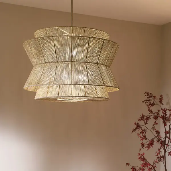 Ophira 4-Light Jute Pendant - Image 5