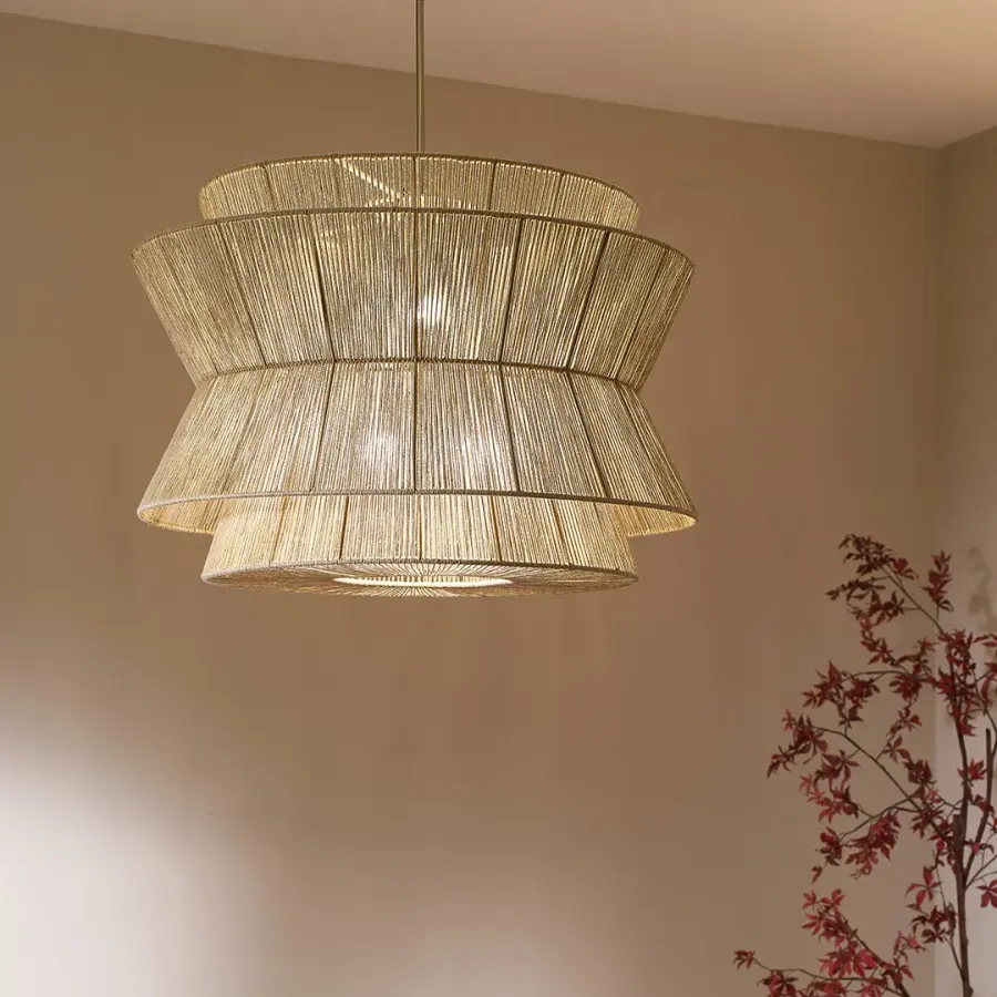 Ophira 4-Light Jute Pendant - Image 5