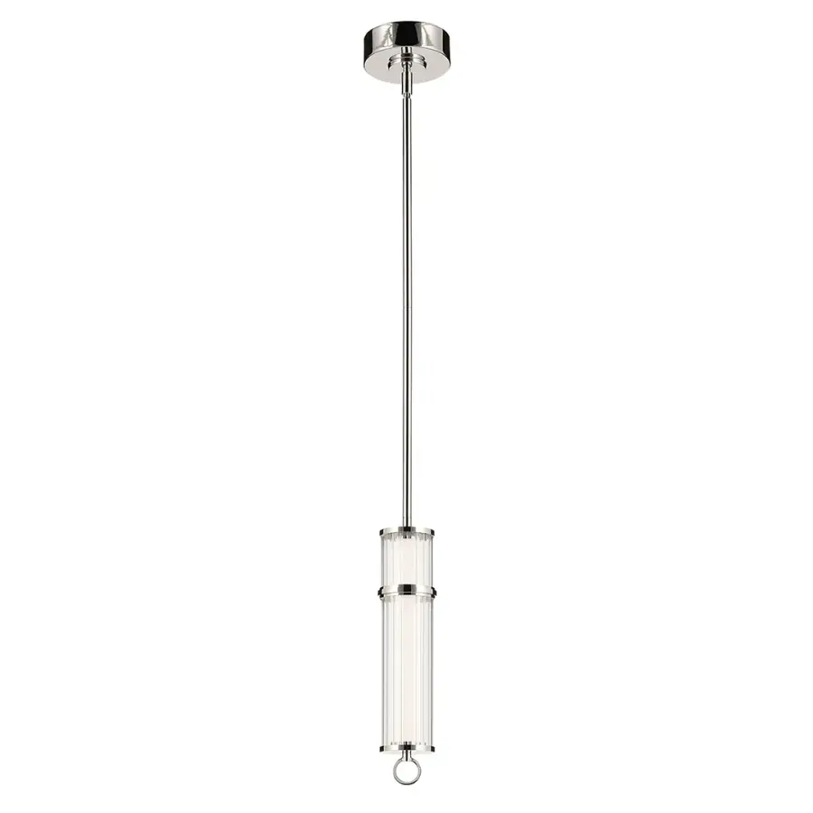 Riven Pendant Light in Polished Nickel - Image 2