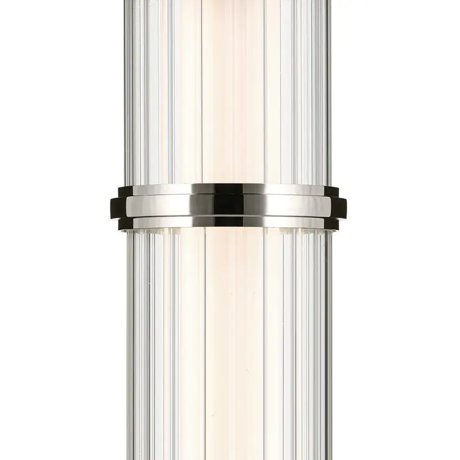Riven Pendant Light in Polished Nickel - Image 3