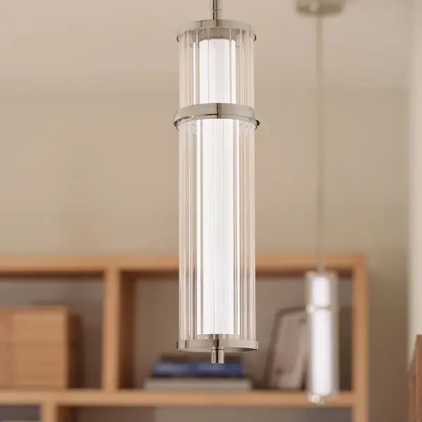 Riven Pendant Light in Polished Nickel - Image 5