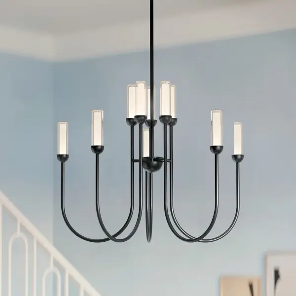 Moraine 10-Light Multi-Tier Chandelier - Image 5