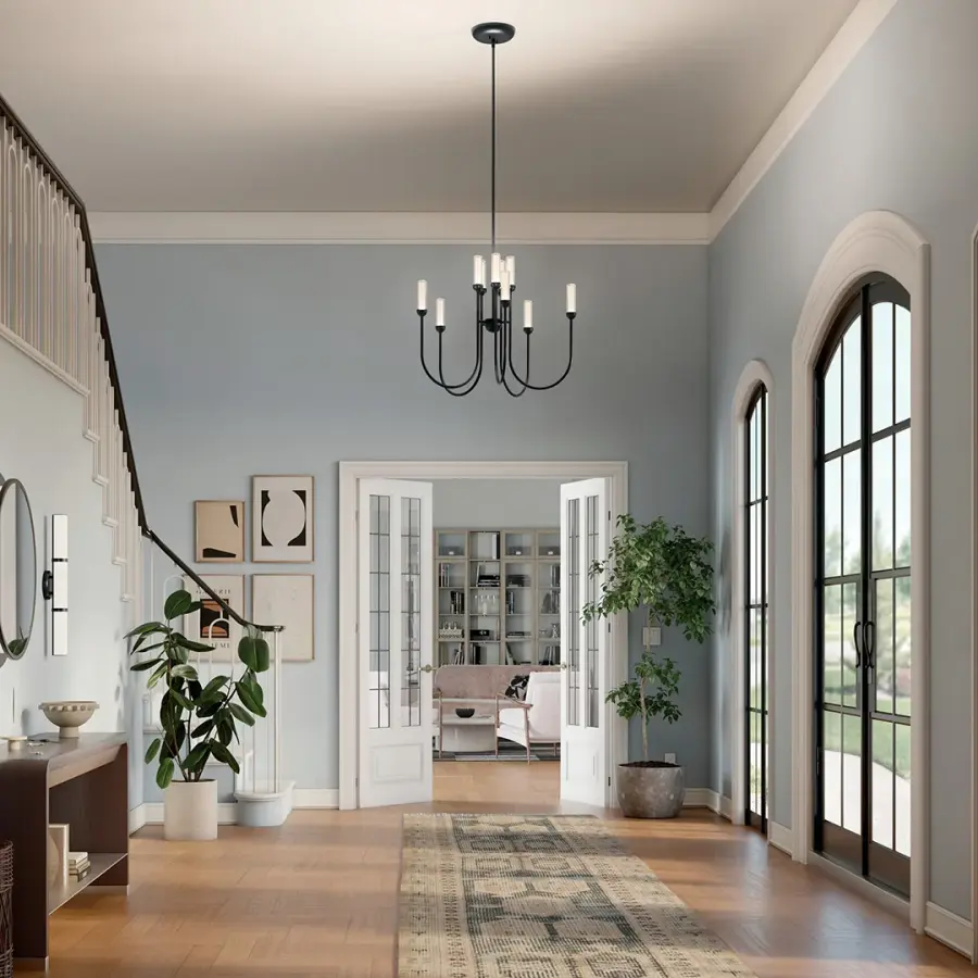 Moraine 10-Light Multi-Tier Chandelier - Image 7