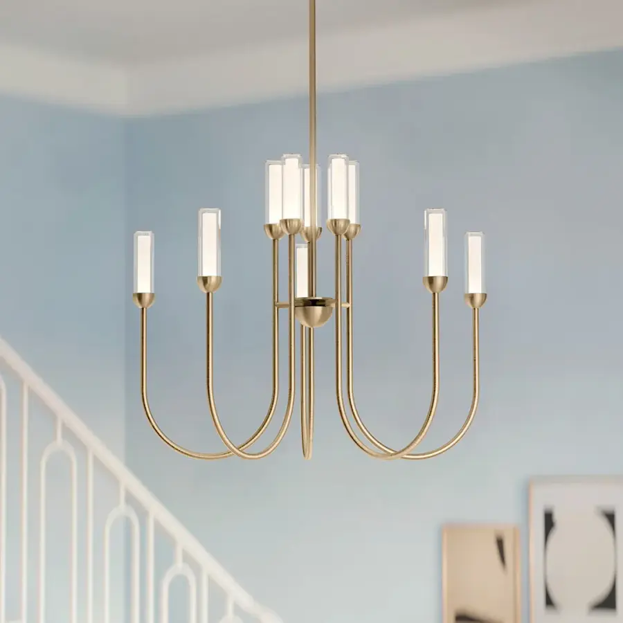 Moraine 10-Light Multi-Tier Chandelier - Image 5