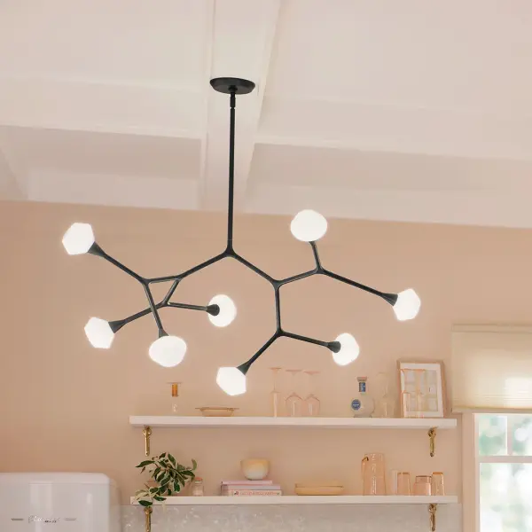Cassius 8-Light Convertible Chandelier - Image 7