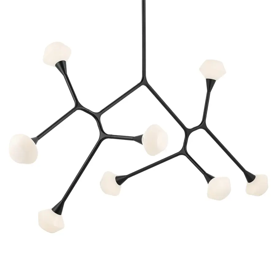 Dramatic 8-Light Statement Piece with Convertible Mounting Flexibility - Image 1