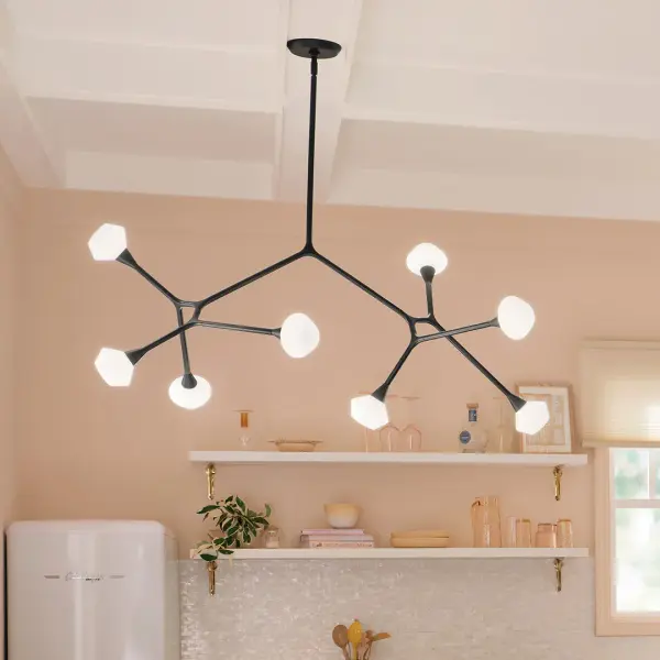 Dramatic 8-Light Statement Piece with Convertible Mounting Flexibility - Image 6