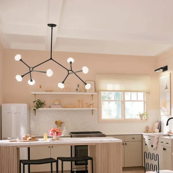 Dramatic 8-Light Statement Piece with Convertible Mounting Flexibility - Image 8