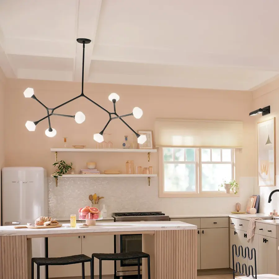 Dramatic 8-Light Statement Piece with Convertible Mounting Flexibility - Image 8