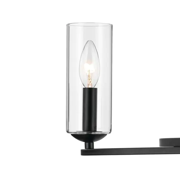 Harpin 6-Light Chandelier in Black - Image 4