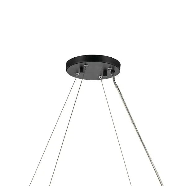 Harpin 6-Light Chandelier in Black - Image 5