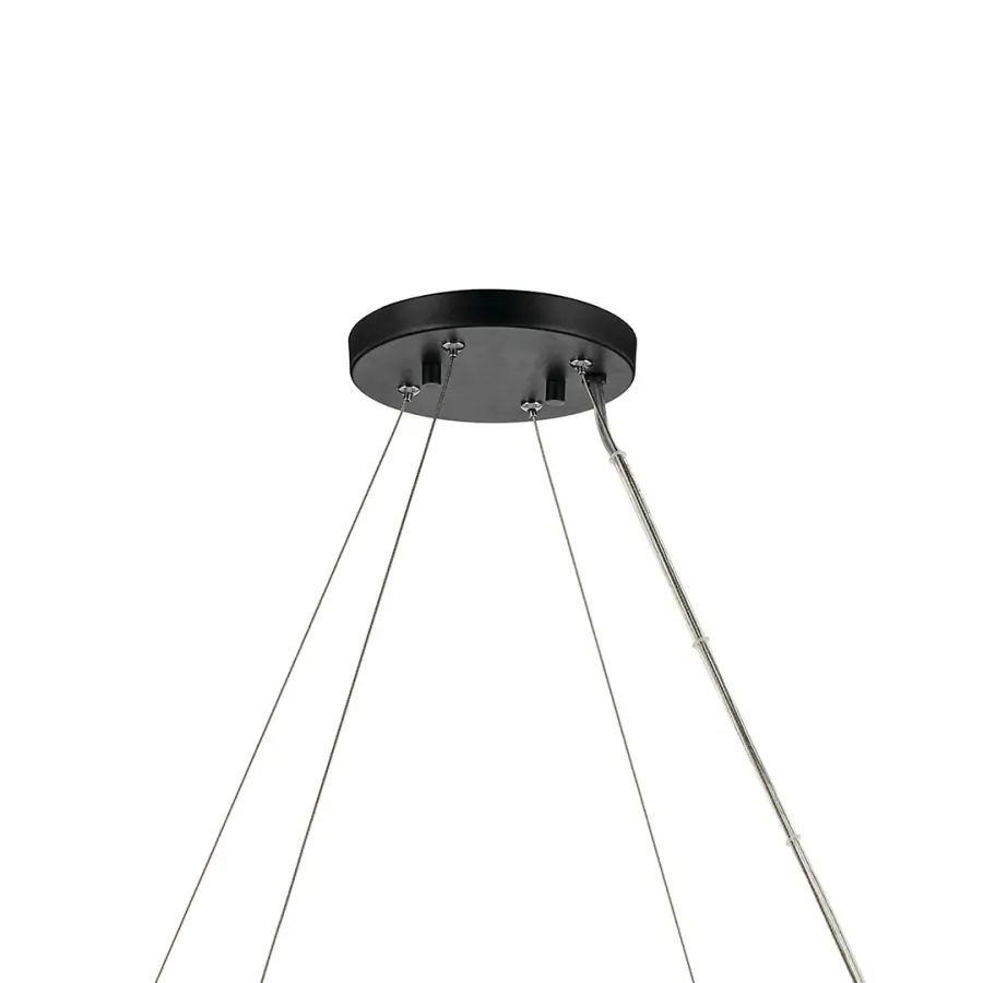 Harpin 6-Light Chandelier in Black - Image 5