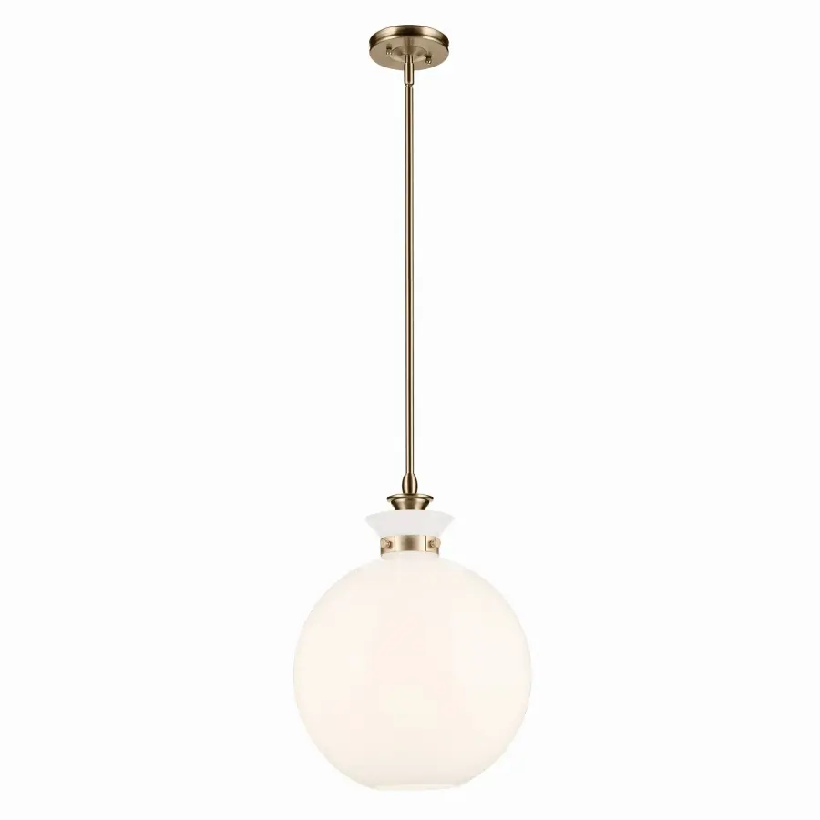 Laria One Light Pendant in Champagne Bronze