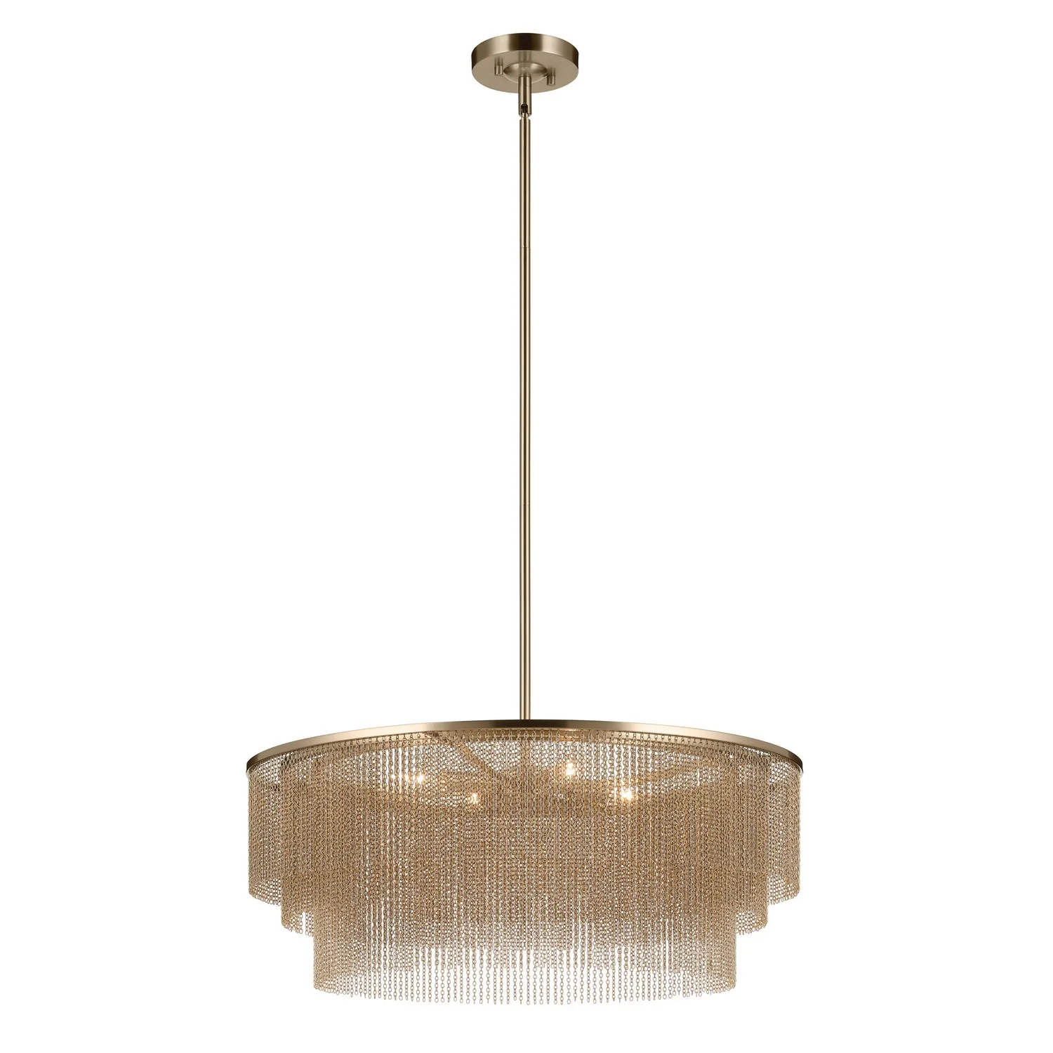 Khaite 4-Light Chandelier in Champagne Bronze