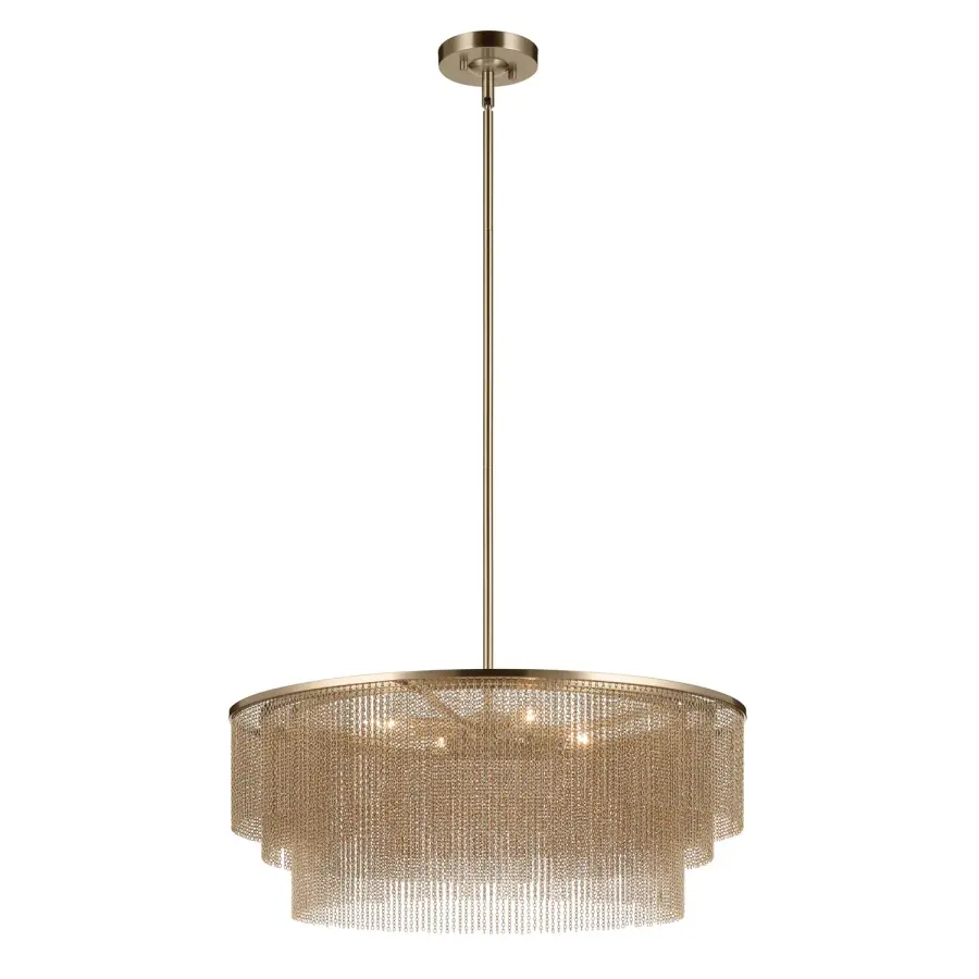 Khaite 4-Light Chandelier in Champagne Bronze