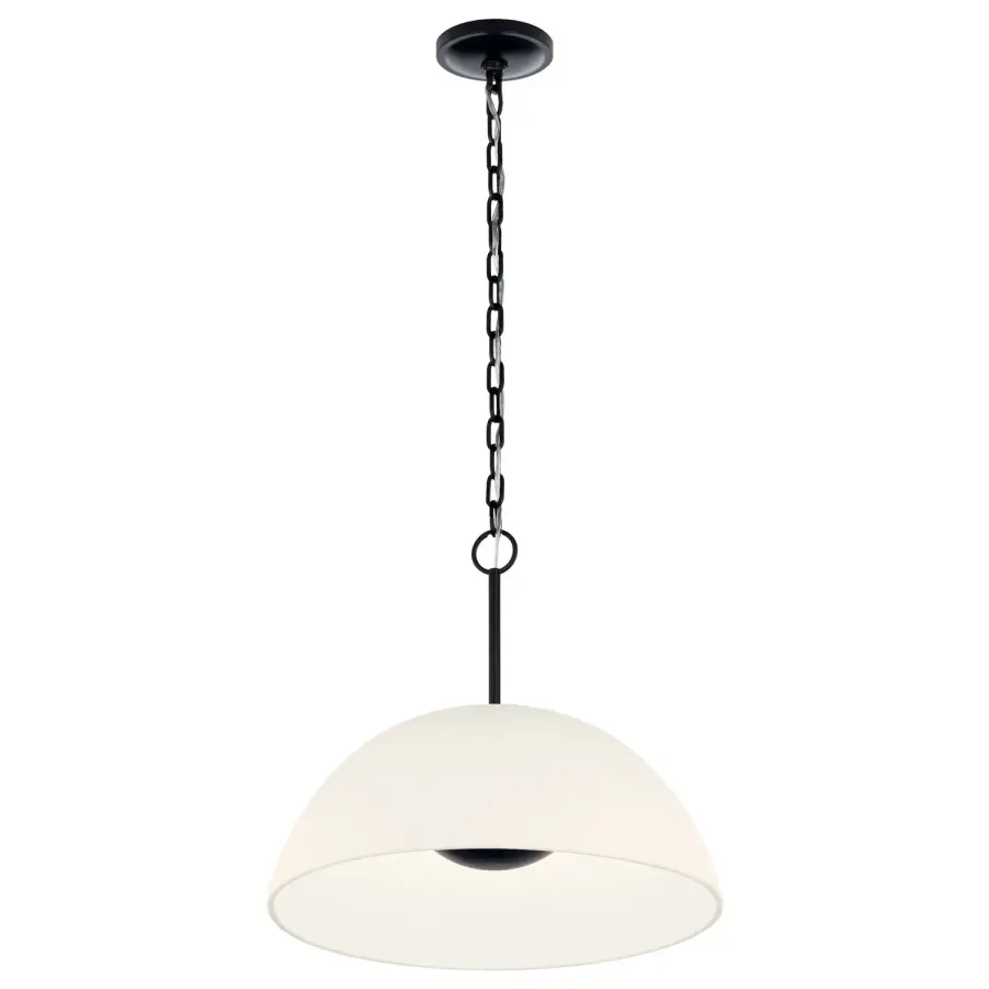 Mikale LED Pendant in Black