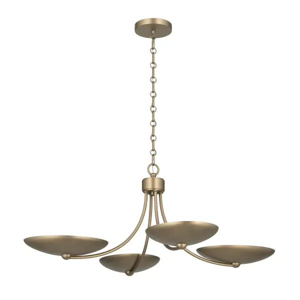 Palmela 4-Light Chandelier in Champagne Bronze