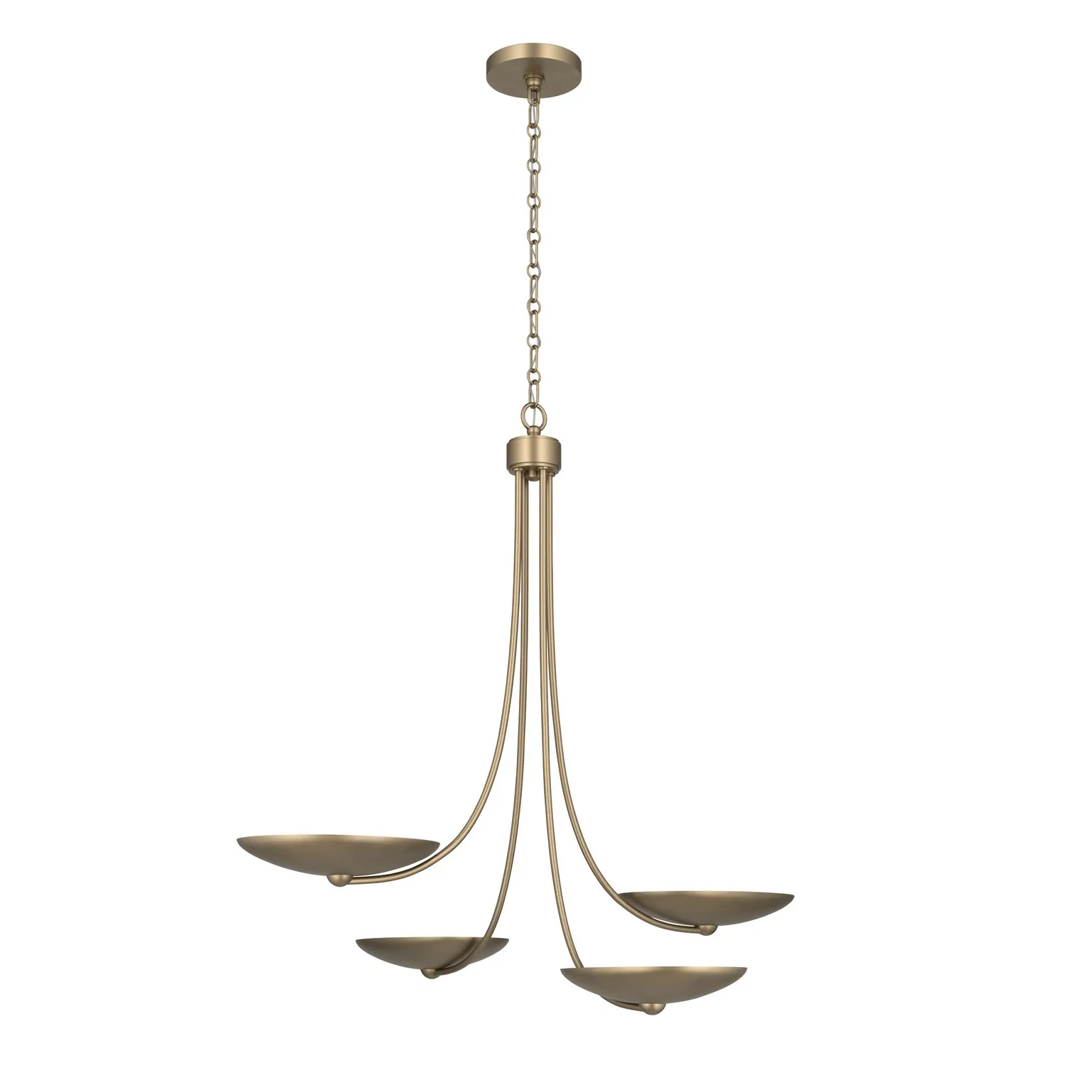 Palmela 4-Light Chandelier in Champagne Bronze