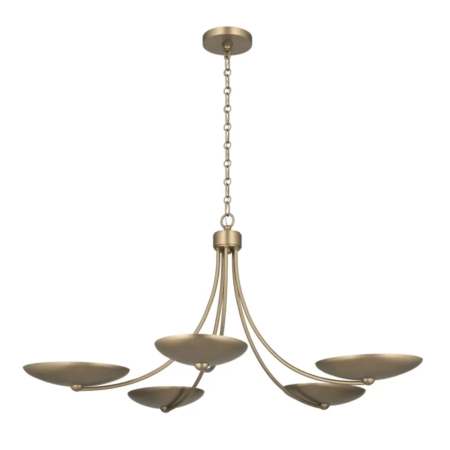 Palmela 5-Light Chandelier in Champagne Bronze