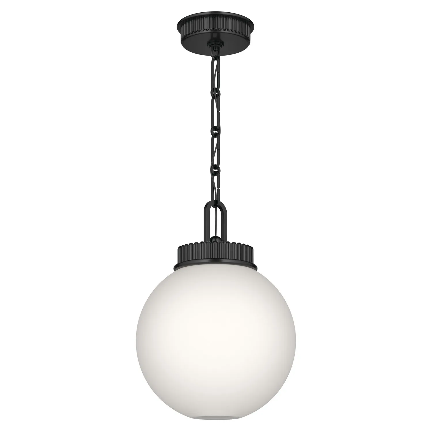 Andorra One Light Pendant in Black