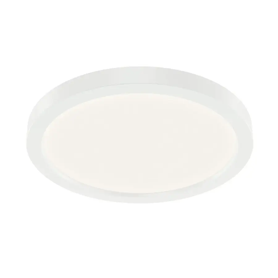 Ara White LED Flush Mount Ceiling Light - Image 1