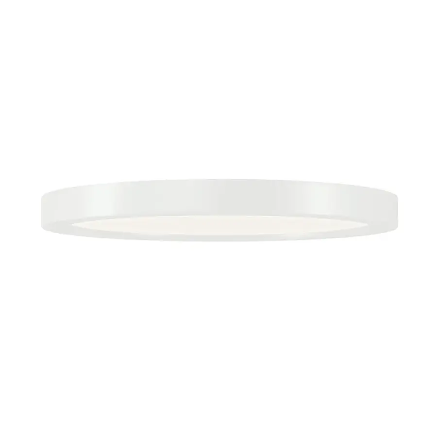 Ara White LED Flush Mount Ceiling Light - Image 2