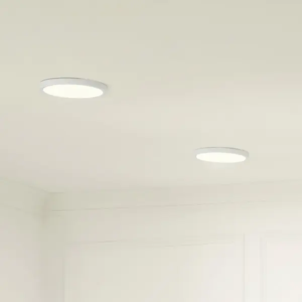 Ara White LED Flush Mount Ceiling Light - Image 4