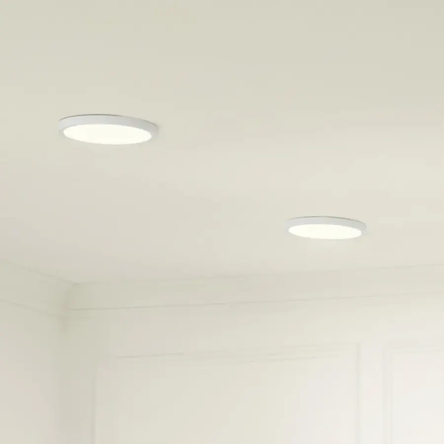 Ara White LED Flush Mount Ceiling Light - Image 4