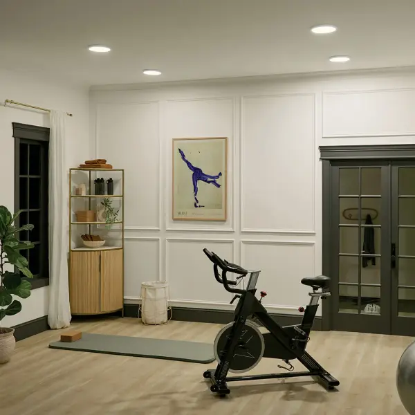 Ara White LED Flush Mount Ceiling Light - Image 6