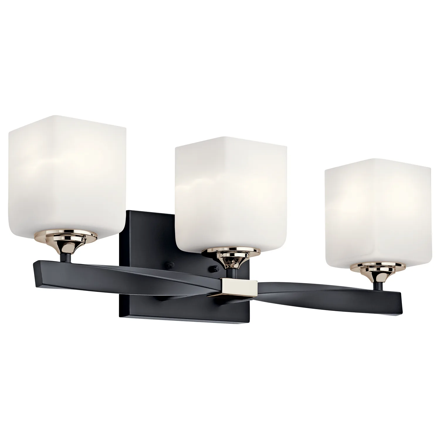 Marette 3-Light Vanity Light in Black