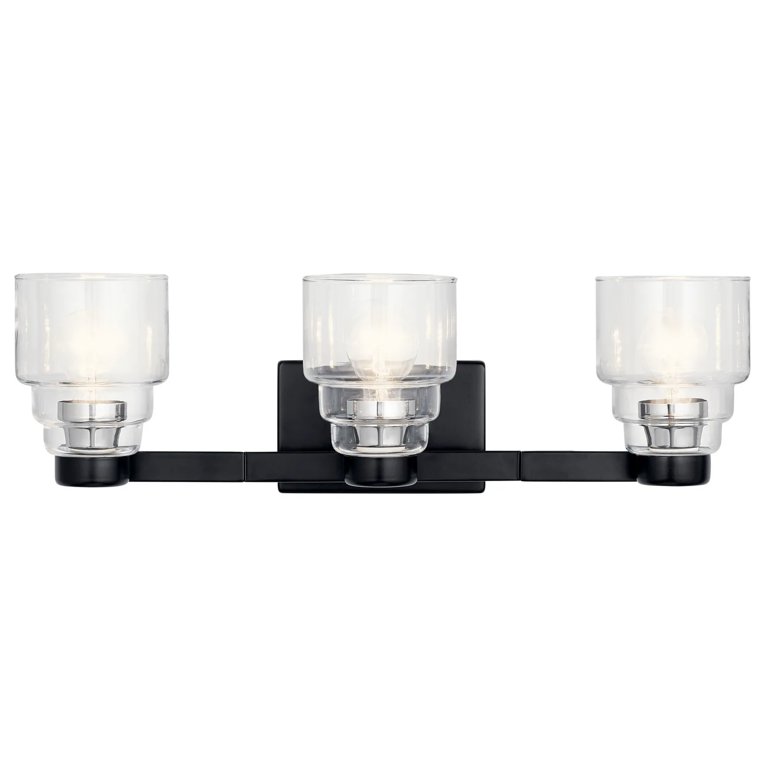 Vionnet 3-Light Bath Vanity in Black