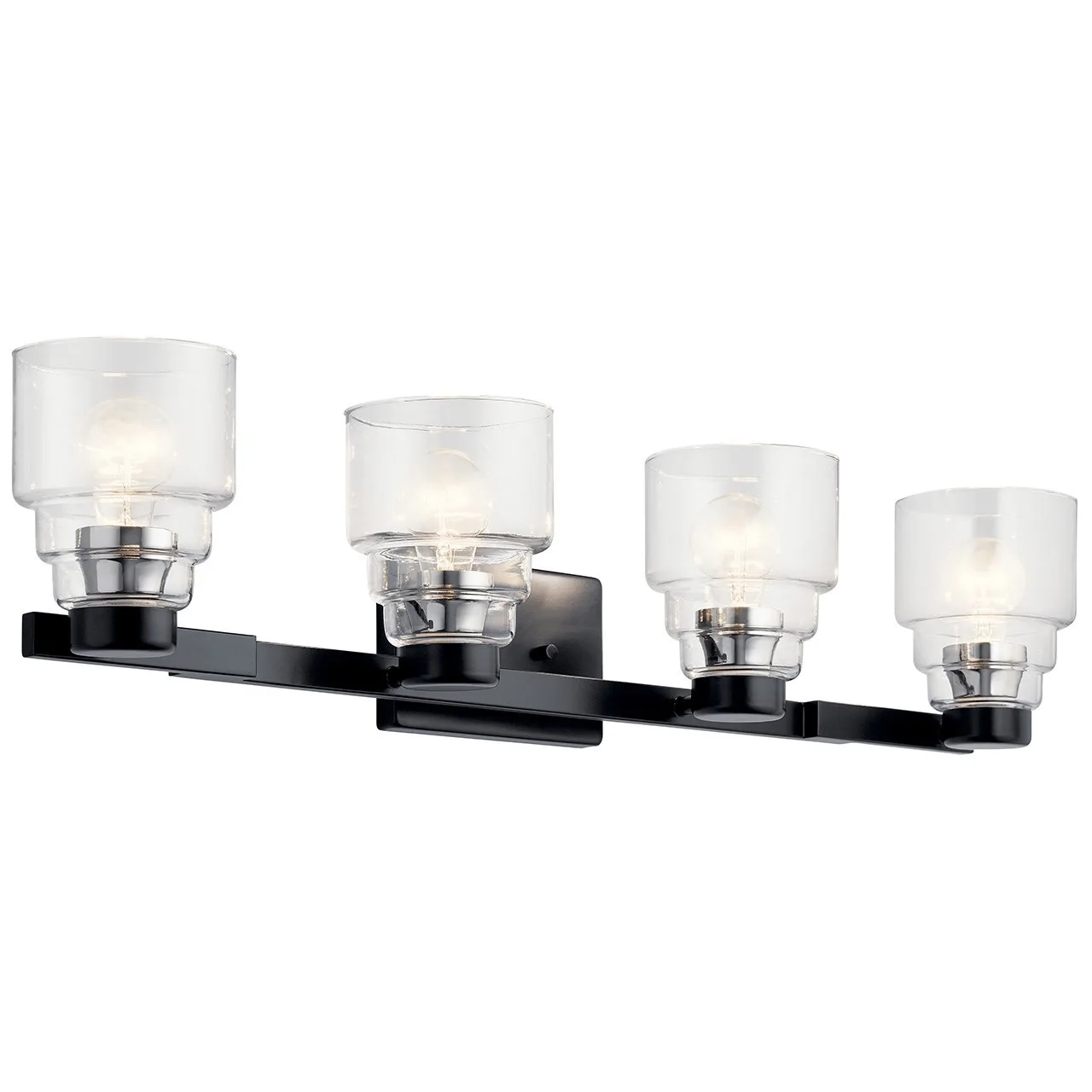 Vionnet 4-Light Bath Vanity in Black
