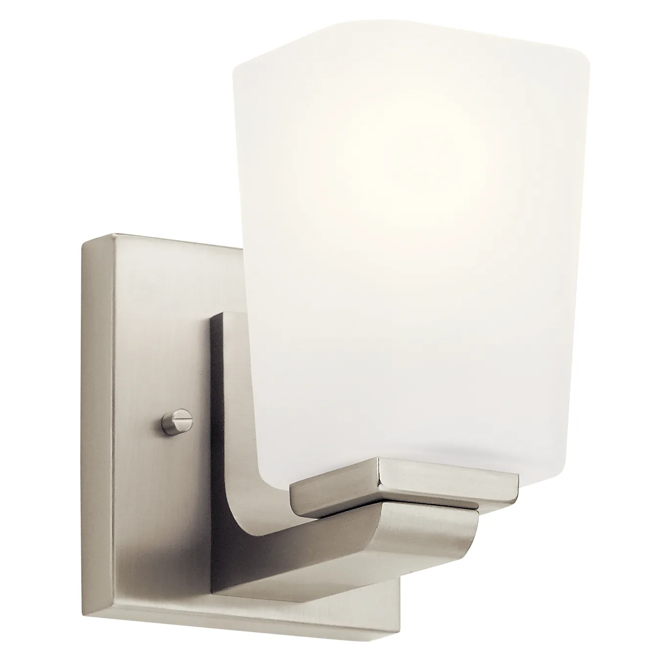 Roehm One Light Wall Sconce in Brushed Nickel
