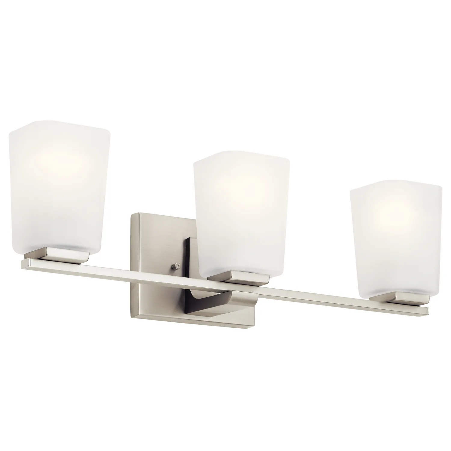 Roehm 3-Light Bath Vanity in Brushed Nickel