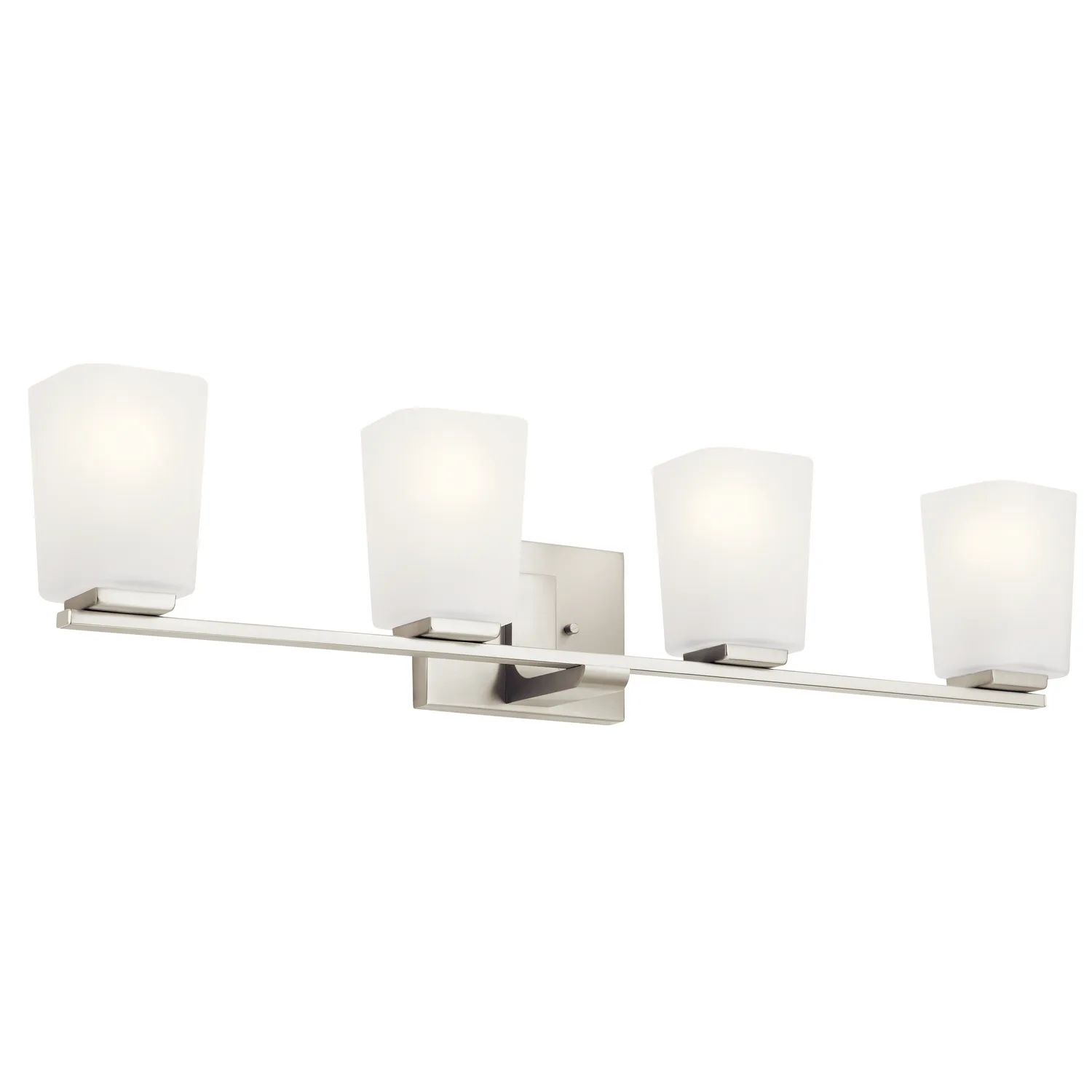 Roehm 4-Light Bath Vanity in Brushed Nickel