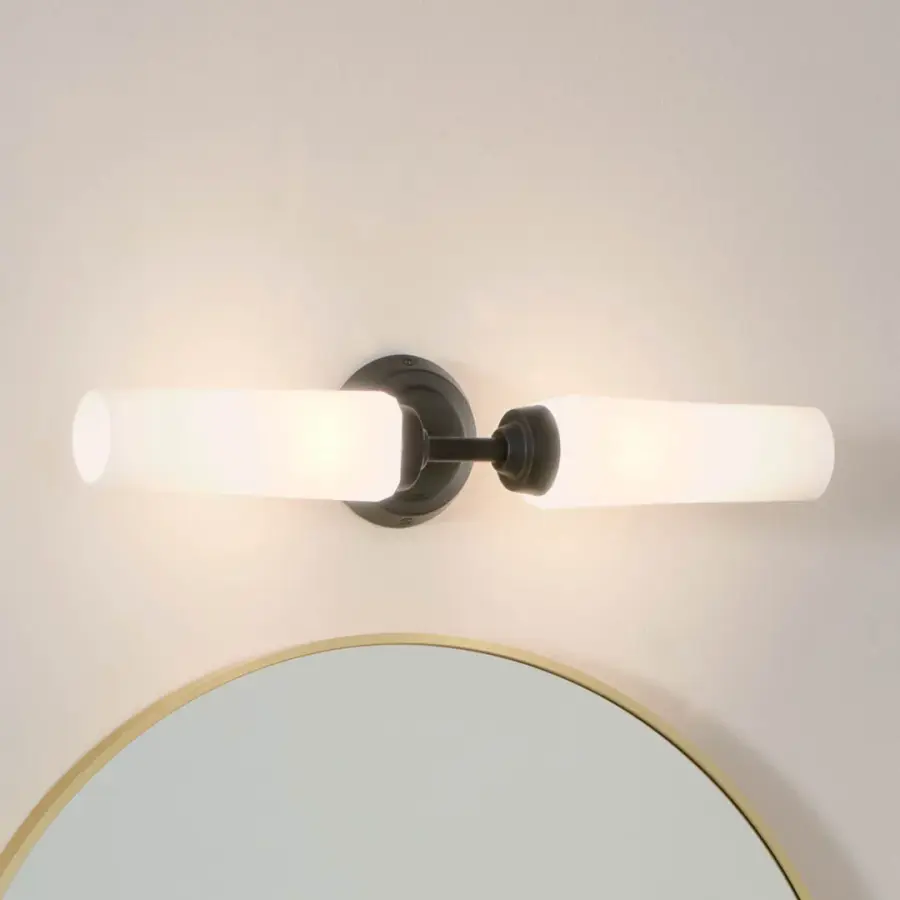 Truby 2-Light Vanity Light in Black - Image 11